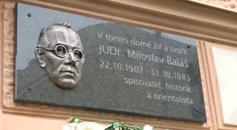 Pamětní deska Miloslava Baláše