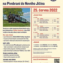 Parním vlakem na Pivobraní