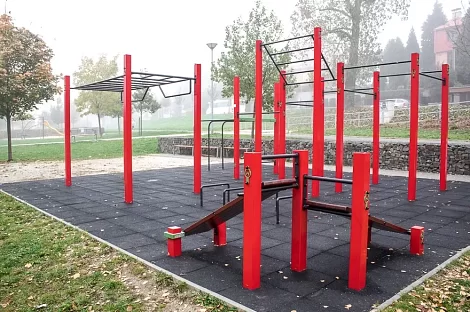 Workoutové hřiště pod Gymnáziem
