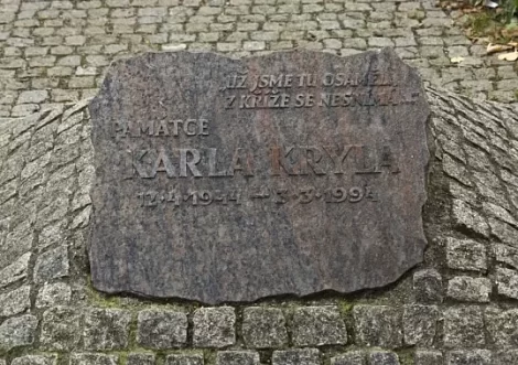 Karel-Kryl-Gedenktafel in Nový Jičín