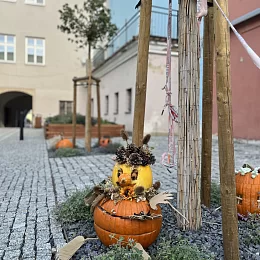 Dýně z Masarykova náměstí se přemístily na Laudonovo nádvoří!