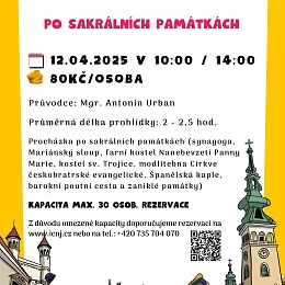 KOMENTOVANÁ PROCHÁZKA PO SAKRÁLNÍCH PAMÁTKÁCH NOVÉHO JIČÍNA