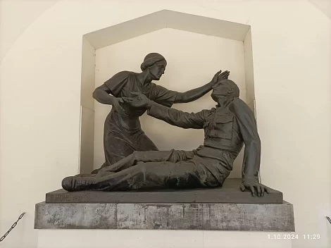 Rzeźba Leopolda Hohla - Pomnik poległych