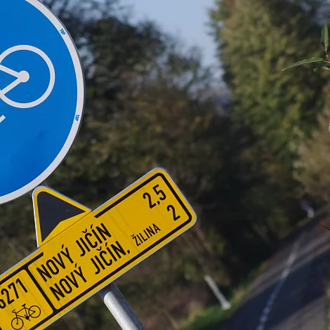 Ścieżka rowerowa "Koleje" Nowy Jiczyn - Hostašovice